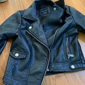 Leather jacket size 6-7